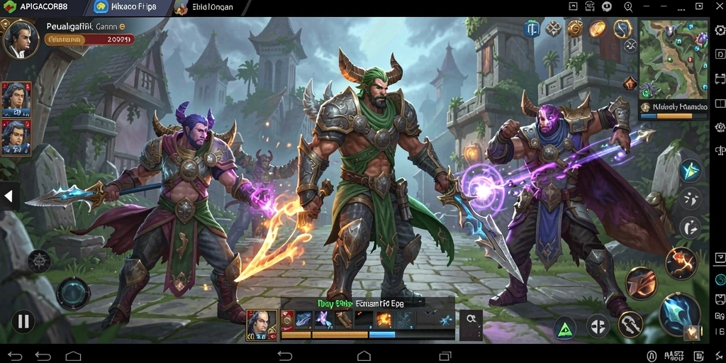 Tampilan menarik dari gameplay APIGACOR88 dengan aksi seru di dunia MMORPG.