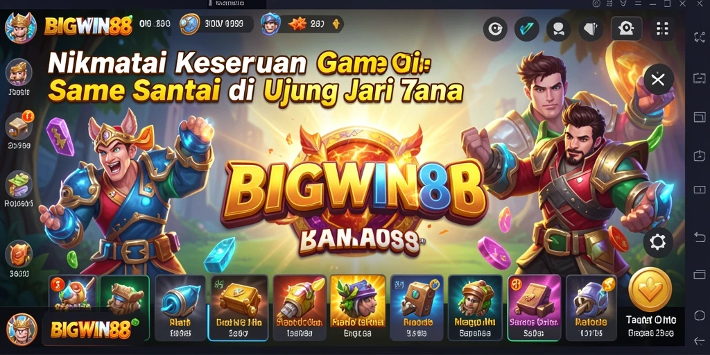 Tampilan gameplay menarik dari BIGWIN88 yang menghibur pemain.