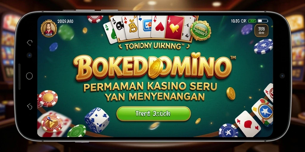 Screenshot gameplay BOKEDOMINO yang seru dan menarik.