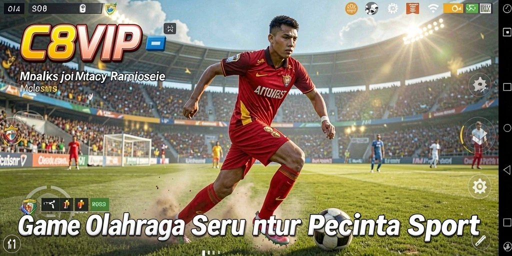Tampilan gameplay C8VIP yang menegangkan dan seru.