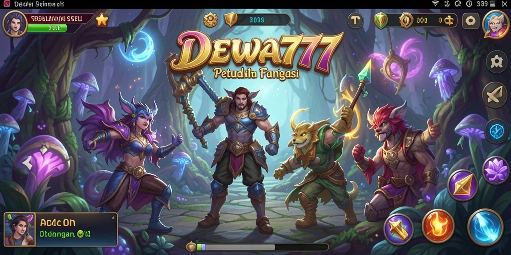 Tampilan grafis DEWA777 saat action seru berlangsung.