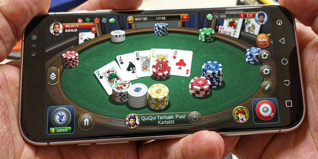 Tampilan gameplay QiuQiu yang menegangkan di GOCAP123.