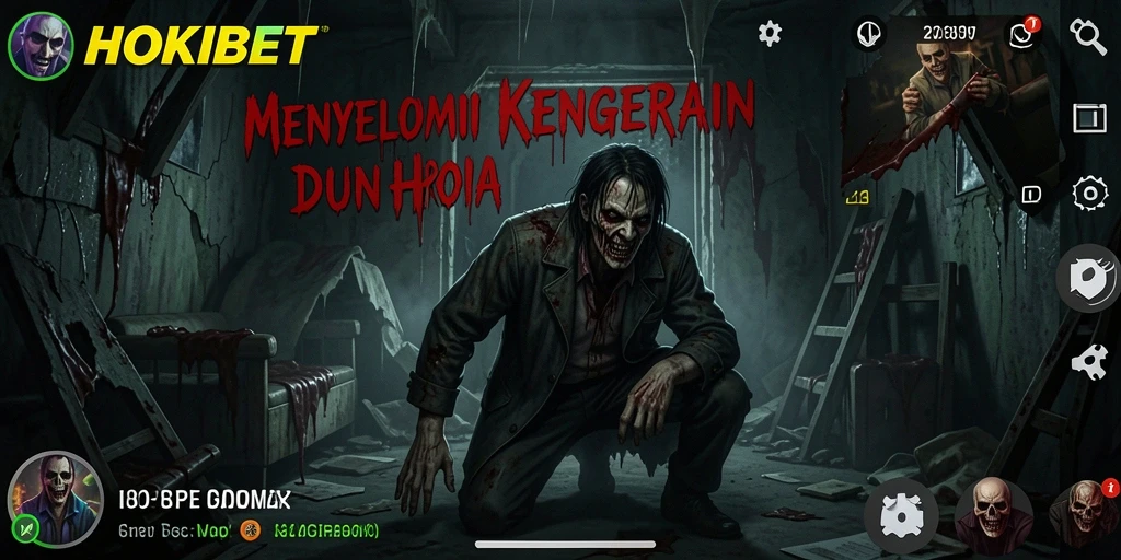 Gameplay mendebarkan dalam HOKIBET dengan suasana yang menakutkan.