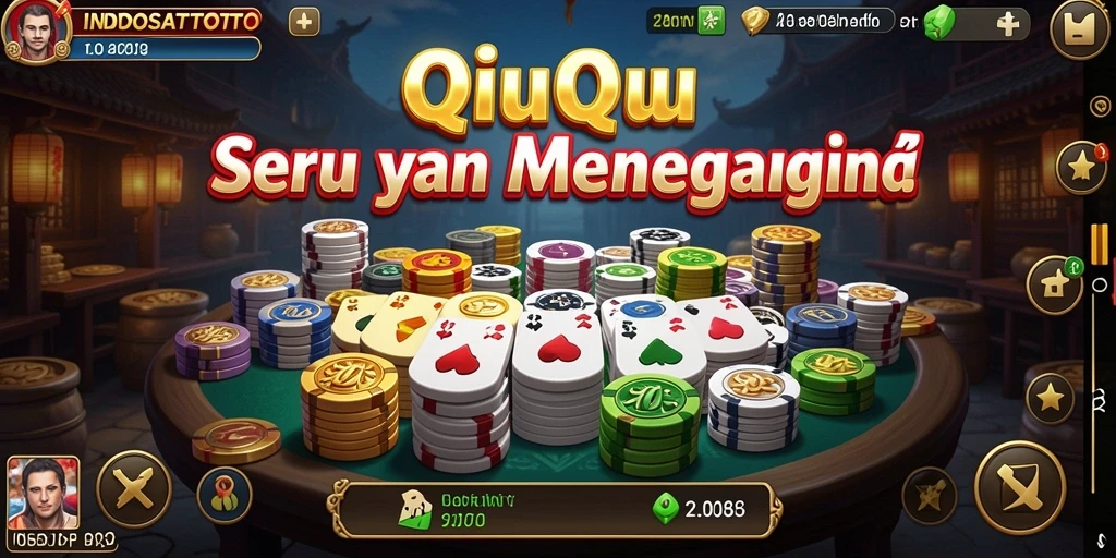 Gameplay QiuQiu yang seru dan mendebarkan di INDOSATTOTO.