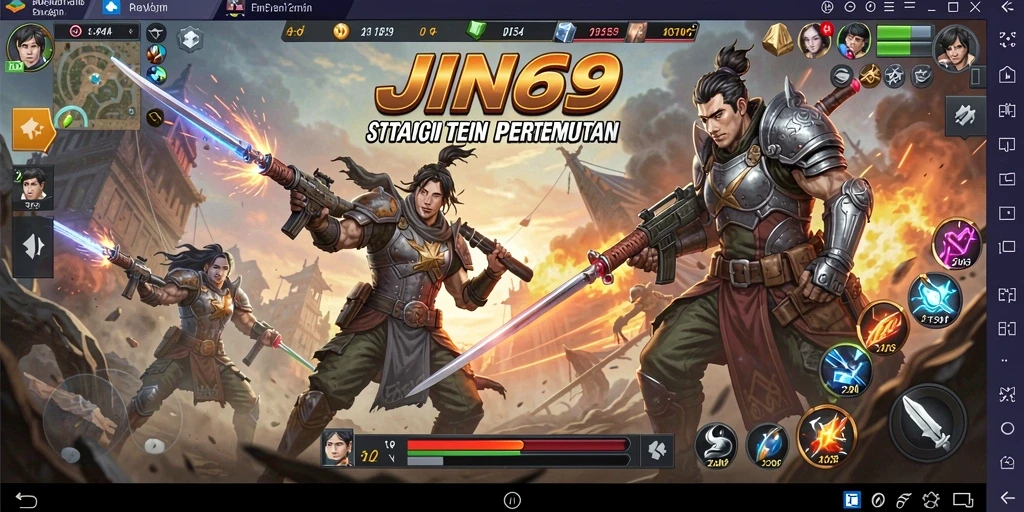 Tampilan luar biasa dari gameplay JIN69 yang menegangkan.