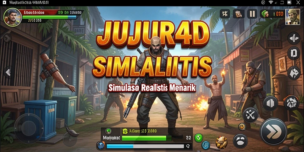 Tangkapan layar JUJUR4D menampilkan gameplay Simulation yang imersif.