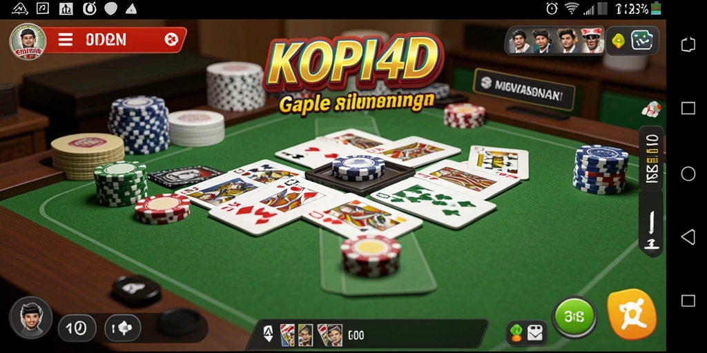Tampilan gameplay KOPI4D yang seru dan interaktif.