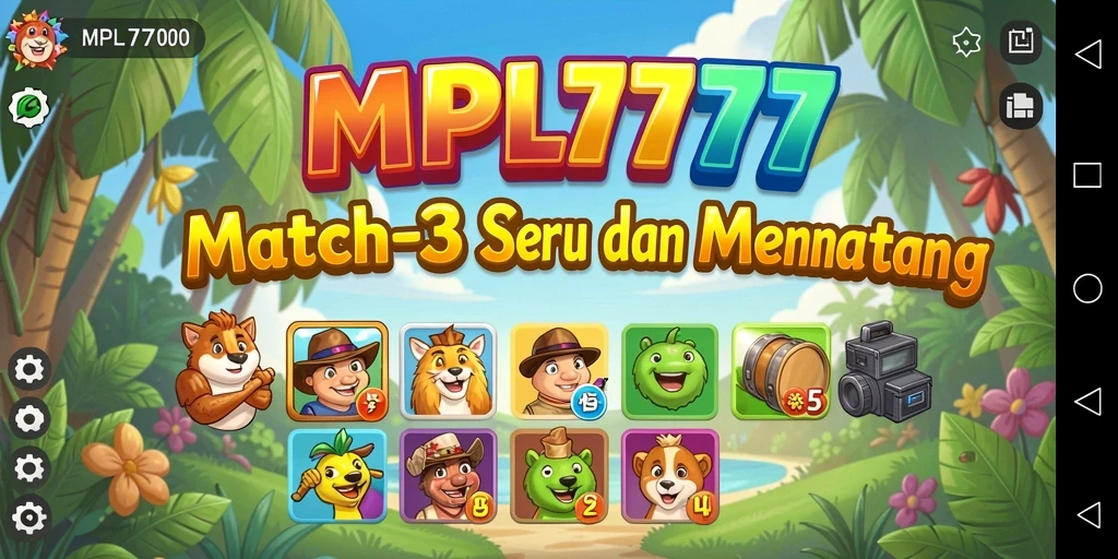 Tampilan menarik dalam gameplay Match-3 MPL777.