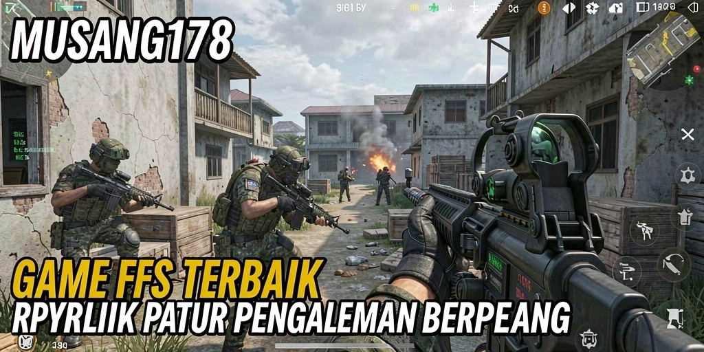 Screenshot gameplay MUSANG178 menampilkan aksi seru dan menegangkan dalam FPS.