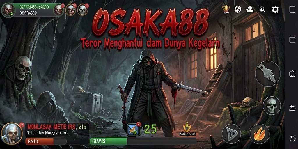 Tampilan gameplay OSAKA88 yang menyeramkan dan mencekam.