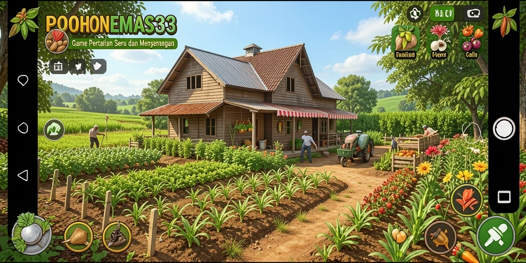 Gameplay seru dalam dunia pertanian yang menarik.