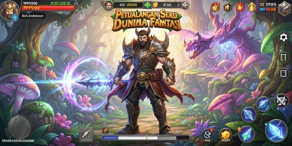 Screenshot utama PPV99 menampilkan momen gameplay yang penuh aksi dan petualangan.