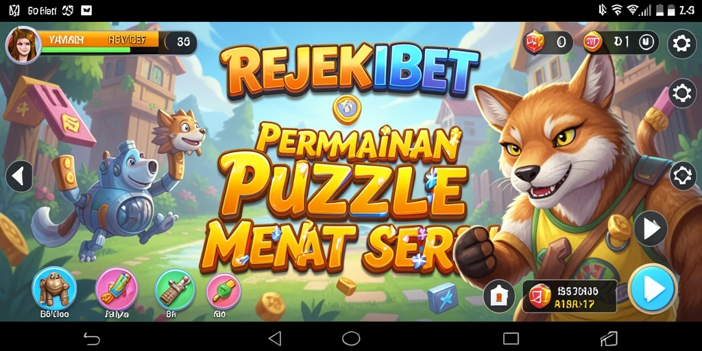 Tampilan gameplay REJEKIBET yang seru dan menantang.