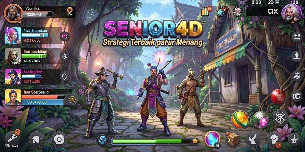 Menampilkan gameplay menantang dalam SENIOR4D yang penuh strategi.
