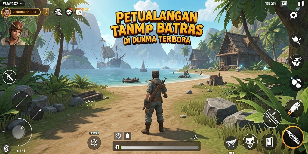 Tampilan menarik dari gameplay SIAP108 di dunia terbuka.