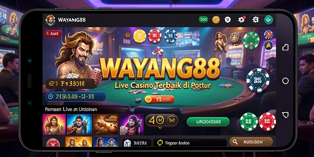 Tampilan gameplay menarik dari aplikasi Live Casino WAYANG88.